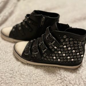 ASH Girls' Viper-K Sneaker, Black, 34 EU(3 M US Little Kid)